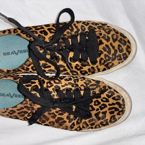 SeaVees | Womens 9 US 40 EU | Monterey Mulholland Leopard‎ Print | Sneakers